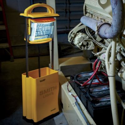 Smithlight Battery Operated Led Work Light   144 Led Per Side