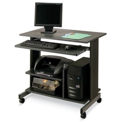 Sandusky Buddy Euroflex Mini Tower Workstation   35 1/2 X21 5/8 X31   Black   Black