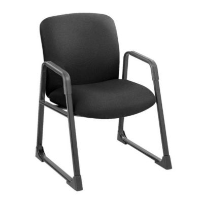 Safco Big And Tall Chair   Guest   19 1/2 Seat Height   Black