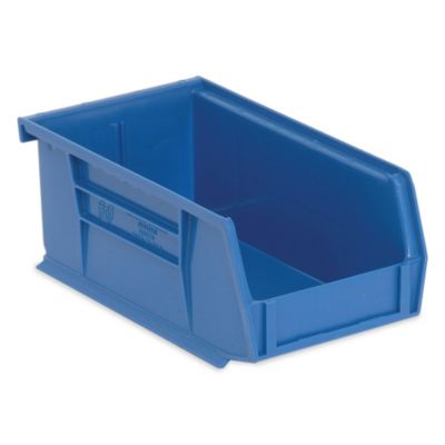 Quantum Ultra Poly Bins   4 1/8 X7 3/8 X3   Blue   Blue   Lot of 24  (QUS220 BLUE)