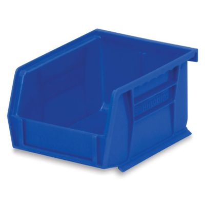 Akro Mils Polypropylene Akrobins   4 1/8 X5 3/8 X3   Blue   Blue   Lot of 24