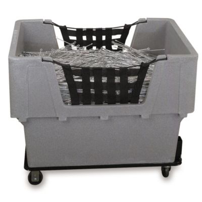 Relius Solutions Double Wall Dual Access Poly Truck   31 3/4Wx48Dx37H   Gray   Gray  (N1017261/GRAY REL)