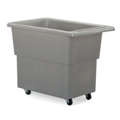 Dixie Polyethylene Bulk Trucks   26Wx42Dx30H   Gray   Gray  (DCP 10GRAY)