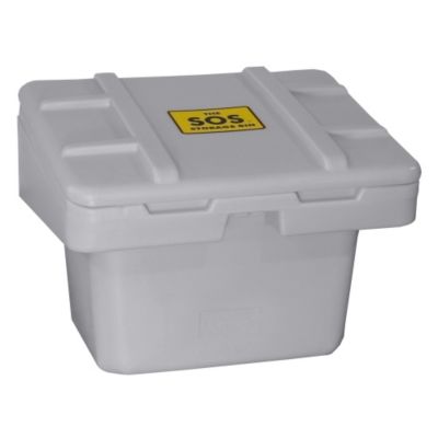 Techstar Sos Storage Bin   5 1/2 Cu. Ft.   Light Gray   Light Gray