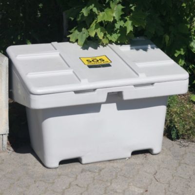 Techstar Sos Storage Bin   11 Cu. Ft.   Light Gray   Light Gray