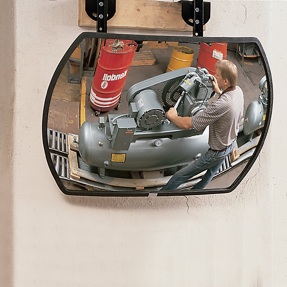 See All Wide Angle Plexiglas Acrylic Mirror   12X18   Indoor   12x18
