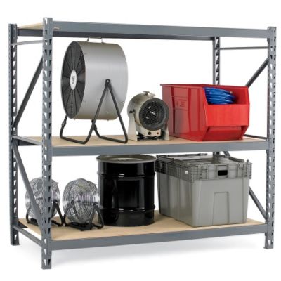 Edsal Bulk Racks With Welded Upright Frame – 96x36x96″ – Steel Decking ...