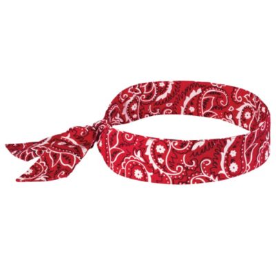 Ergodyne Chill Its Evaporative Cooling Bandanas   Red   Lot of 24