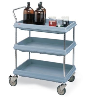 Metro Tray-shelf Lab Cart – 2-tier (7097500) | Yonte