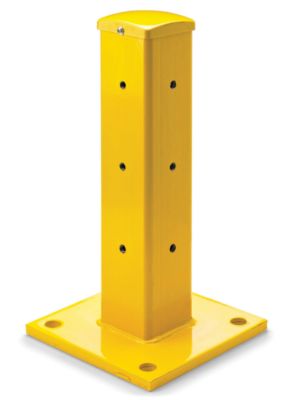 Relius Solutions Steel Guard Rail System   Universal Posts   Yellow   Double Rail   Yellow  (7864602)