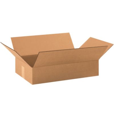 Flat Boxes   19X12x4   Kraft   Lot of 25