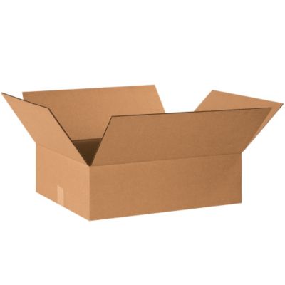 Flat Boxes   20X16x6   Kraft   Lot of 25