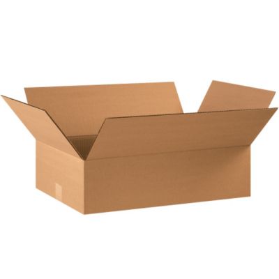 Flat Boxes   22X14x6   Kraft   Lot of 20