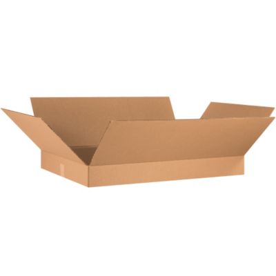 Flat Boxes   36X24x4   Kraft   Lot of 10