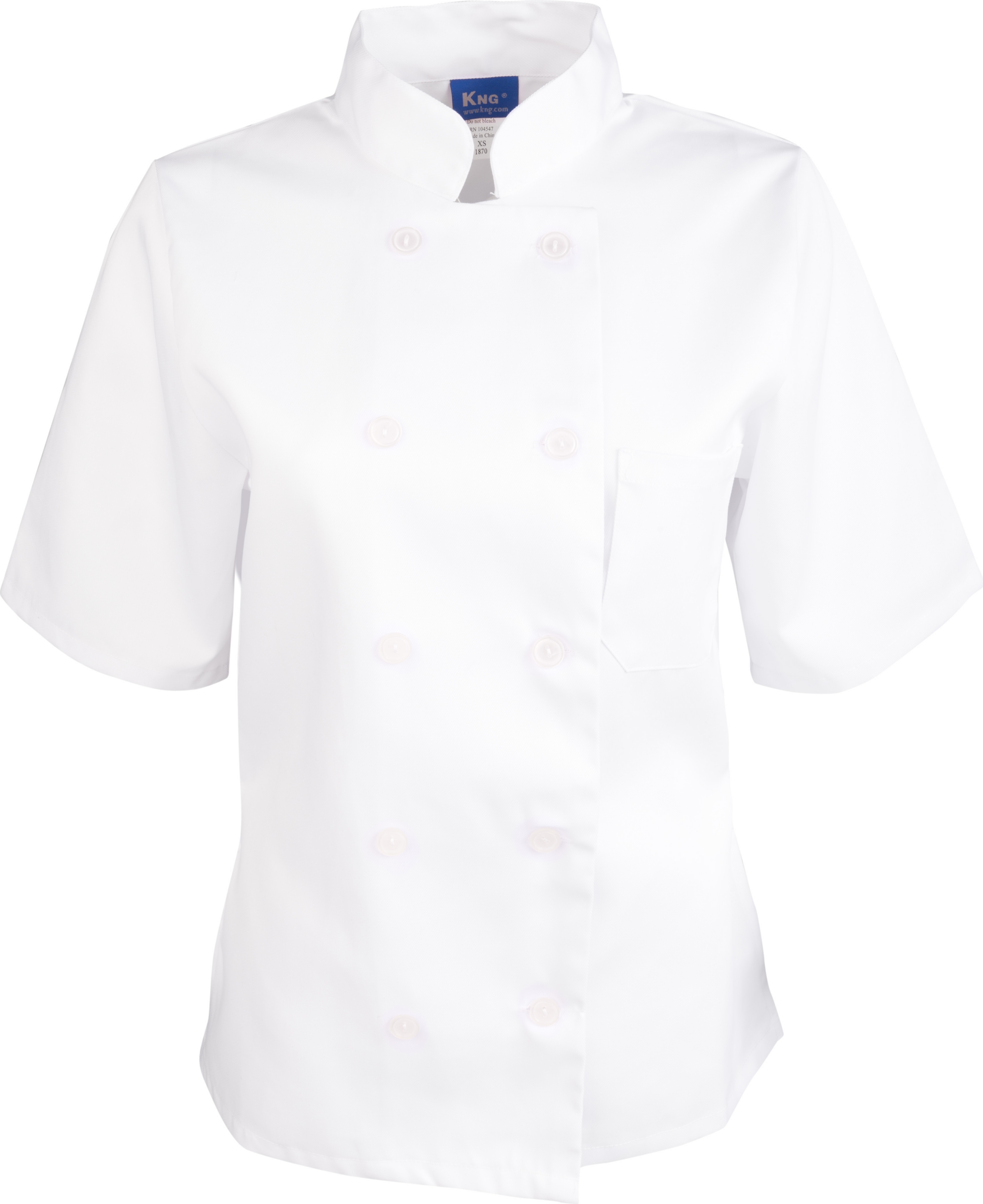 women's chef coat short sleeve