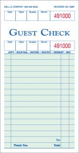 Guest Checks