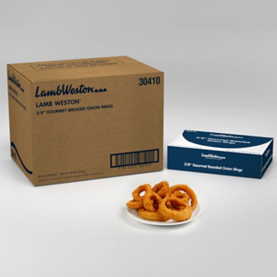 Lamb Weston® 5/8" Gourmet Breaded Onion Rings Lamb Weston®