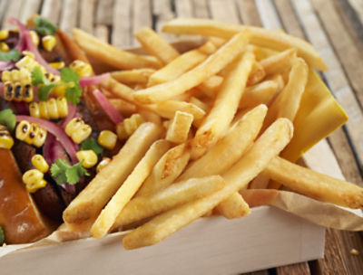 Lamb Weston® Stealth Fries® 3/8" x 1/4" Trim Fries SkinOn Lamb Weston®