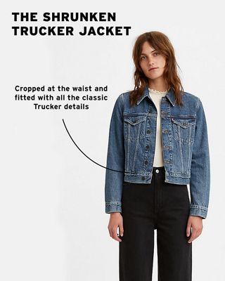 levis shrunken trucker