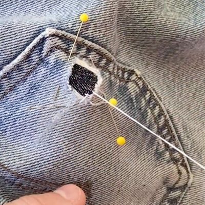 How to Fix a Ripped Jeans Back Pocket in 5 Steps Off The Cuff