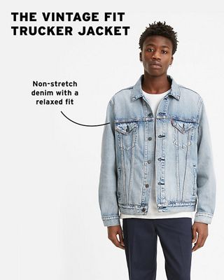 levis trucker jacket sizing