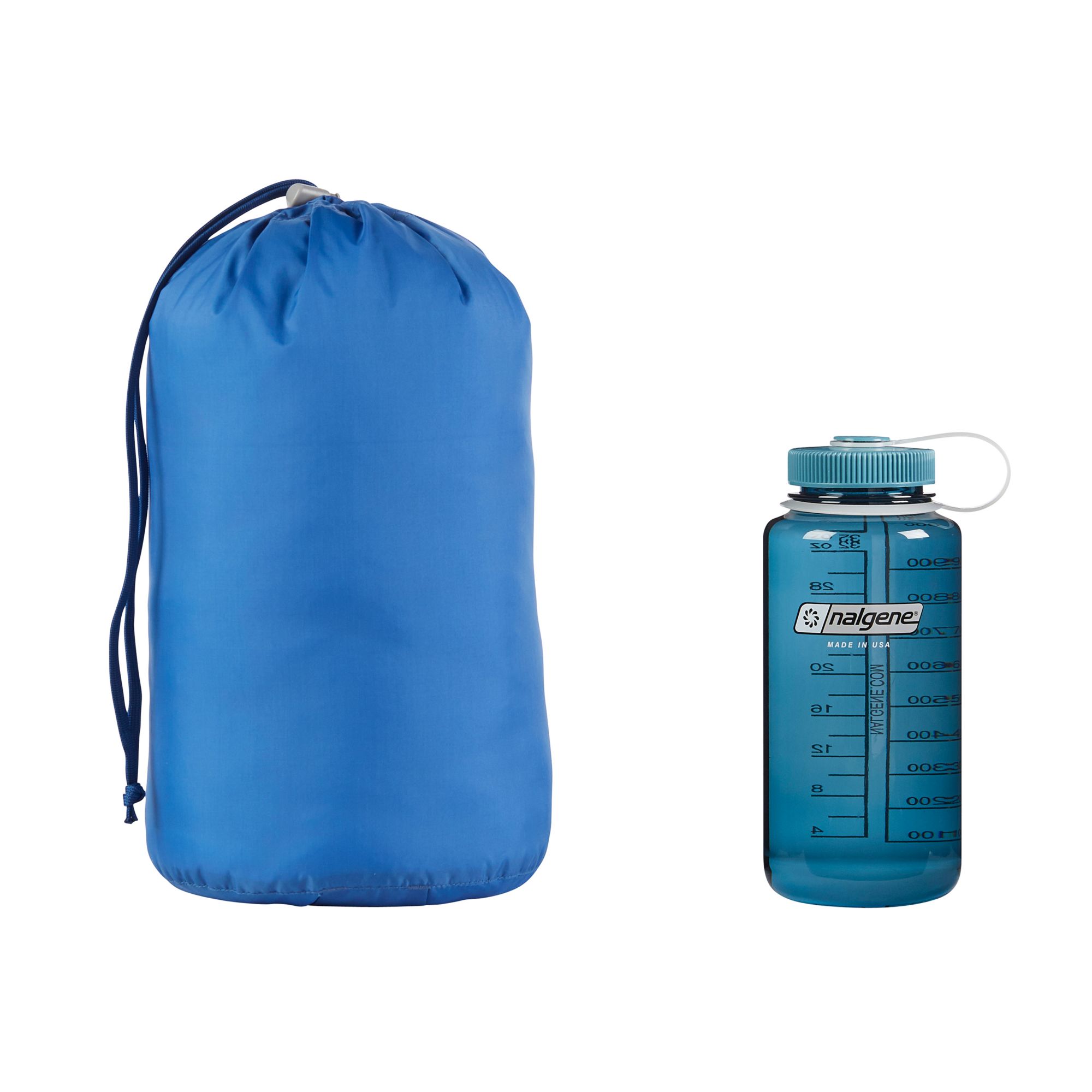 blue sleeping bag