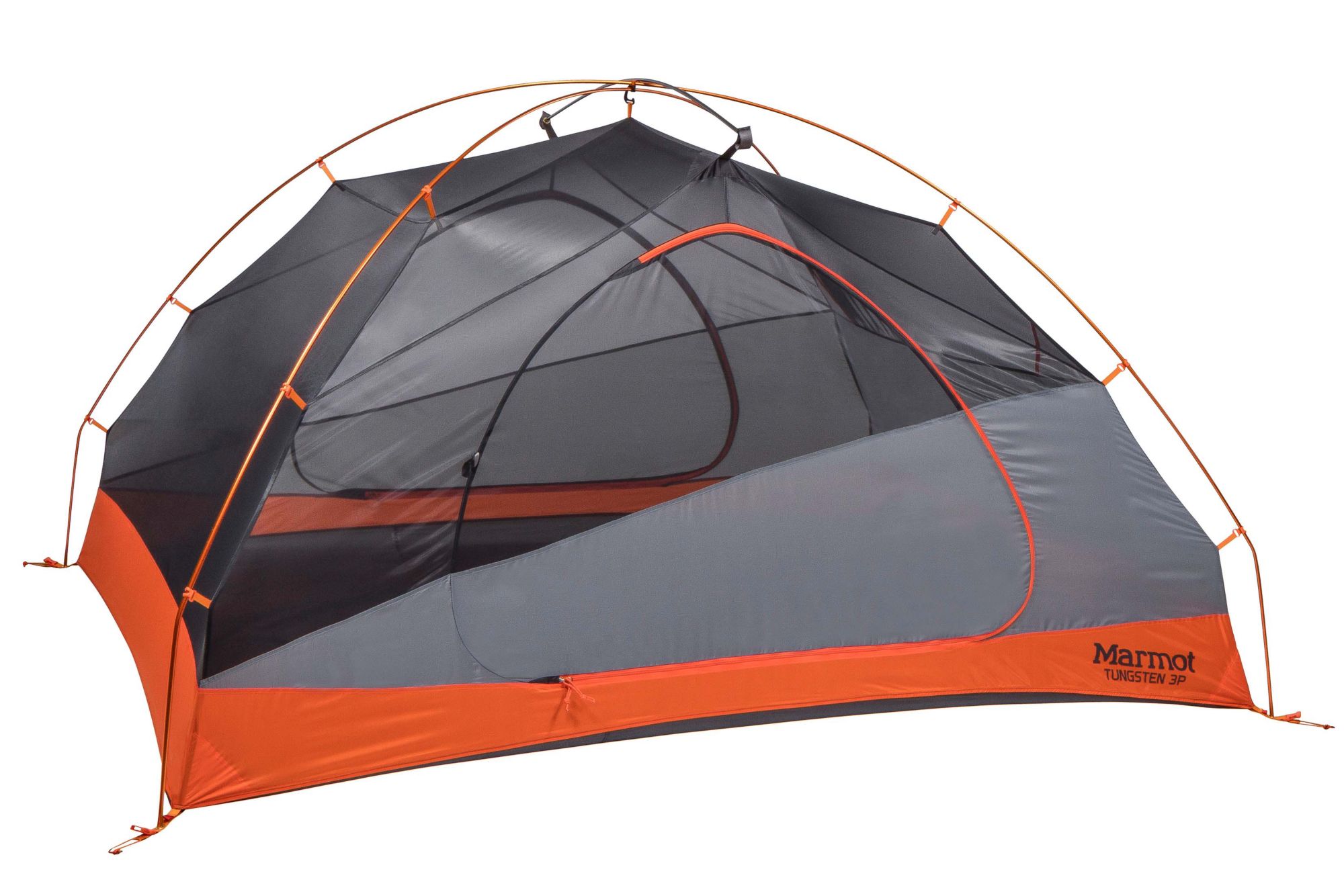 Tungsten 3-Person Tent, Blaze/Steel, large