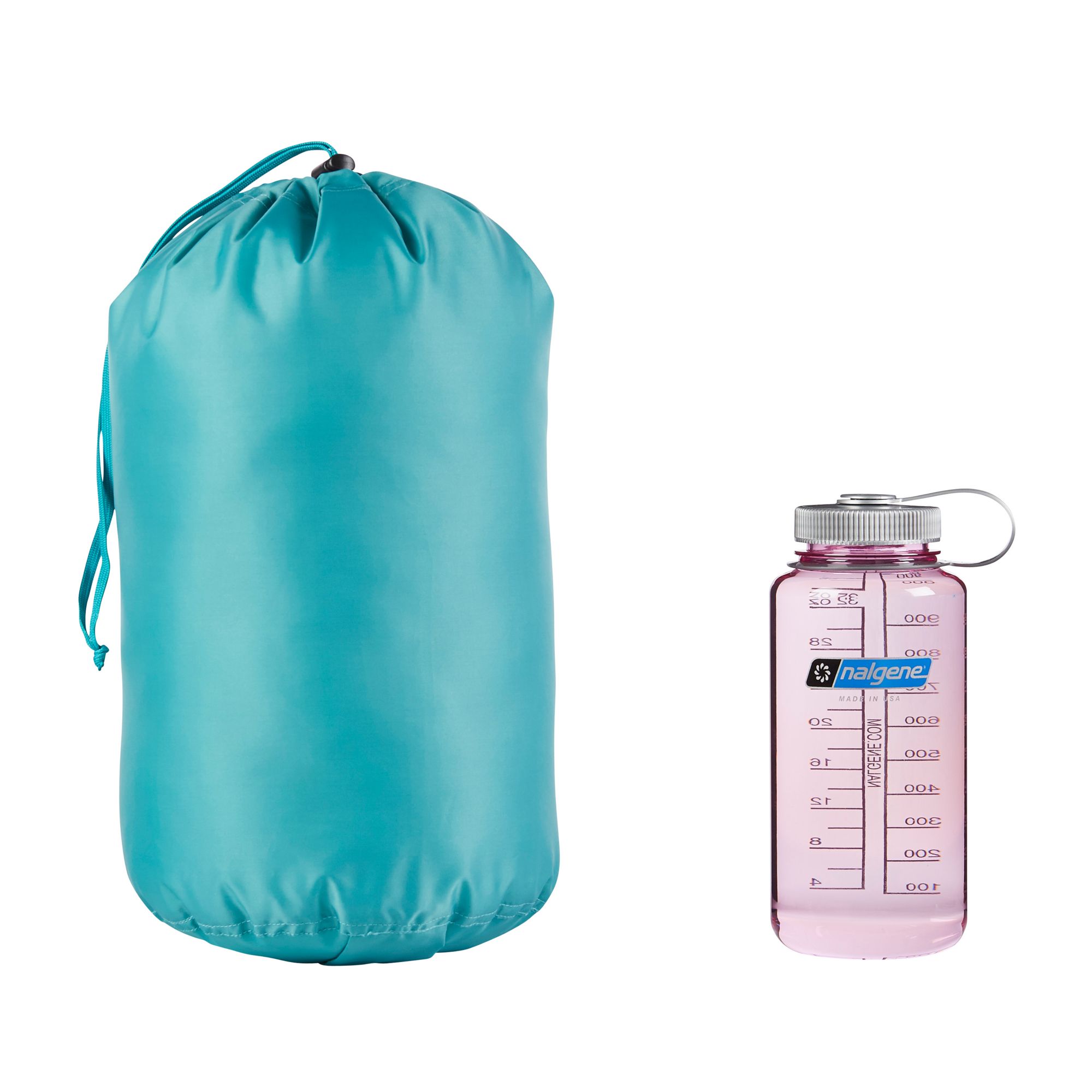 teal sleeping bag