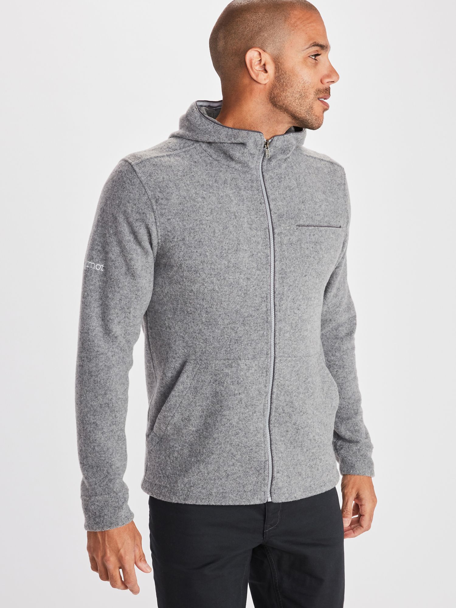 marmot hooded fleece