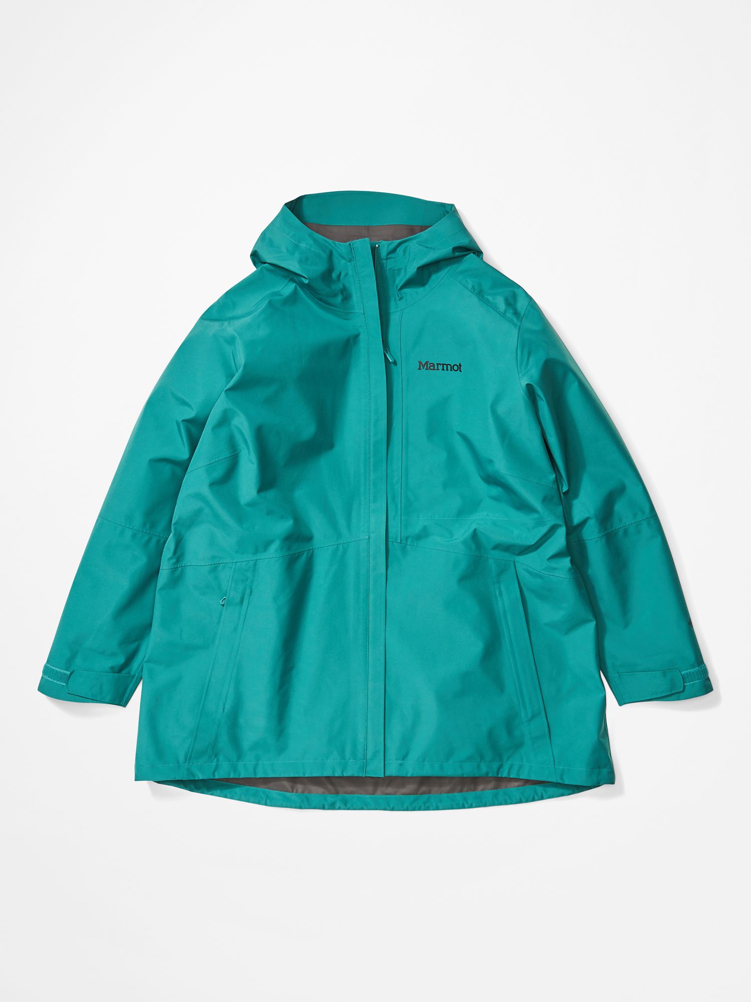 womens green rain jacket