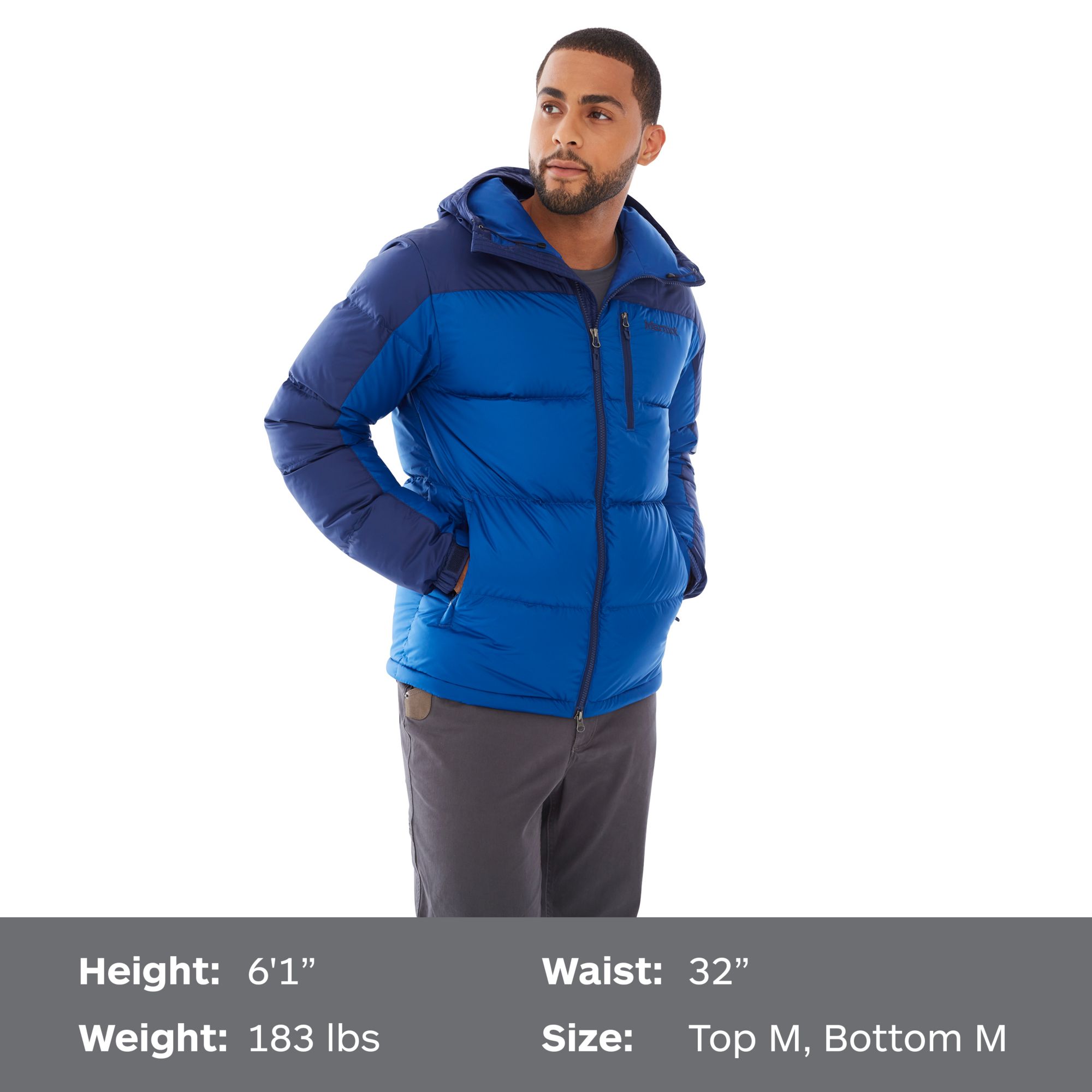 marmot guides down hoody men's winter puffer jacket