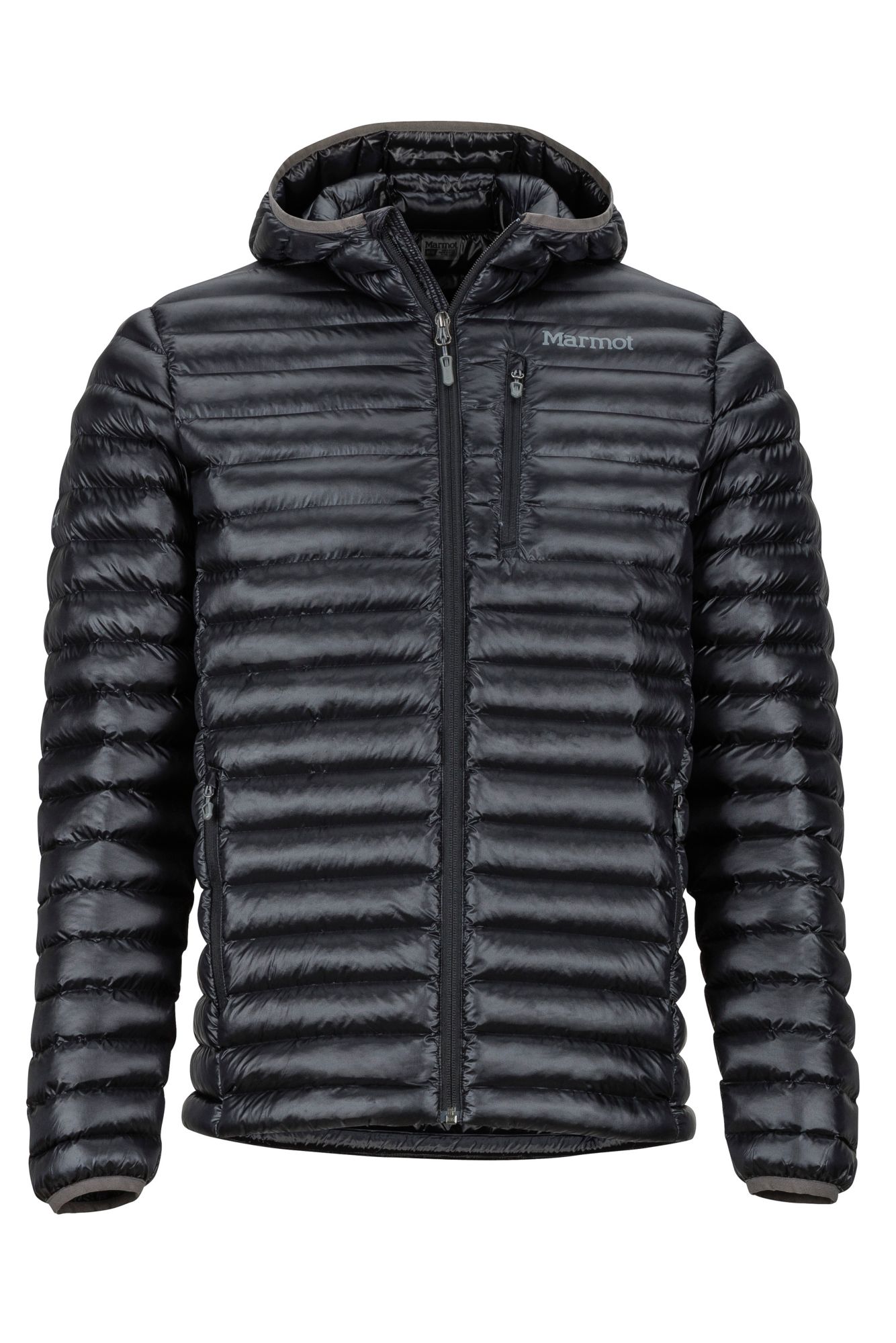 mens marmot featherless hooded jacket