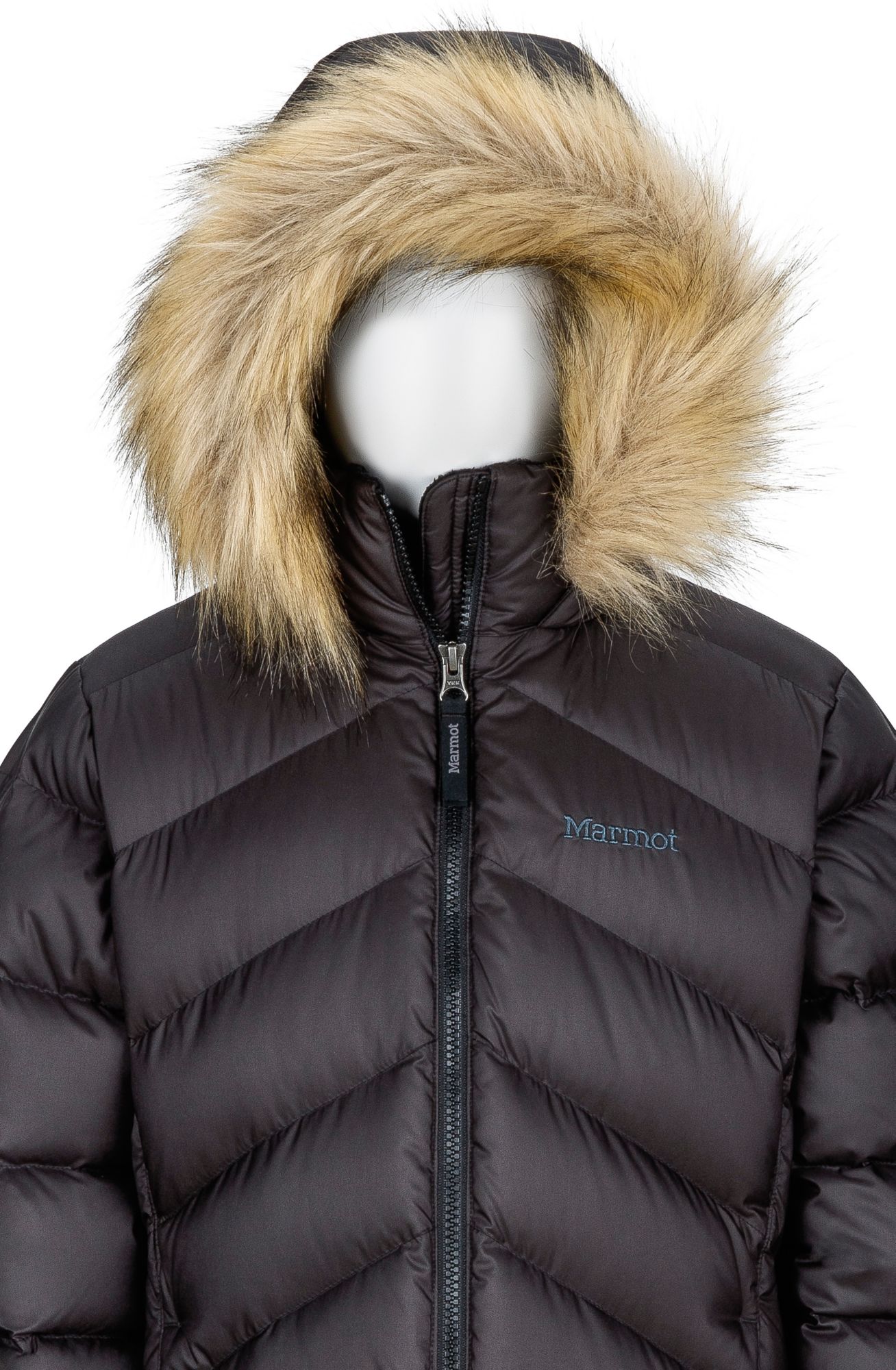 marmot jacket with fur hood