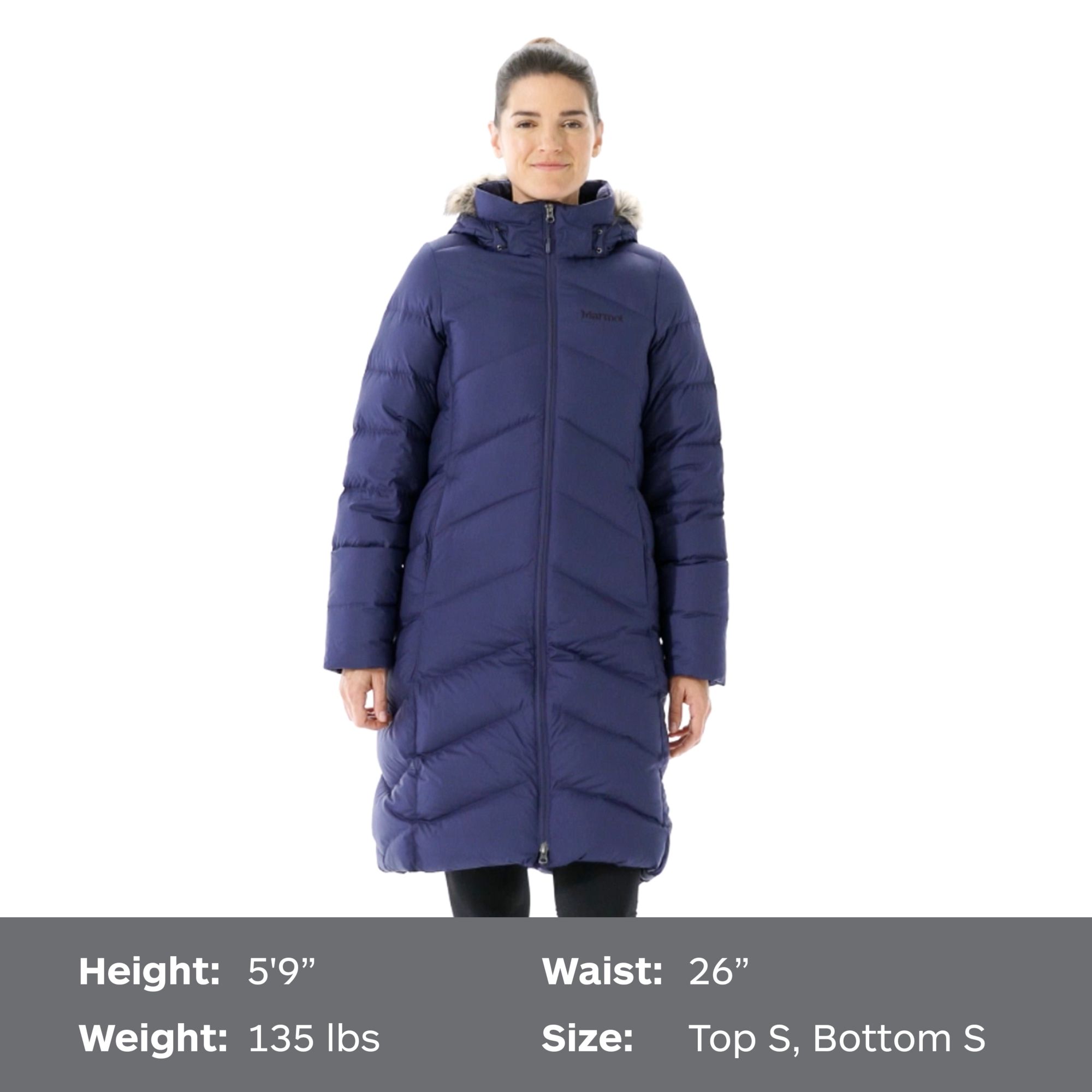 marmot women's jacket with fur hood