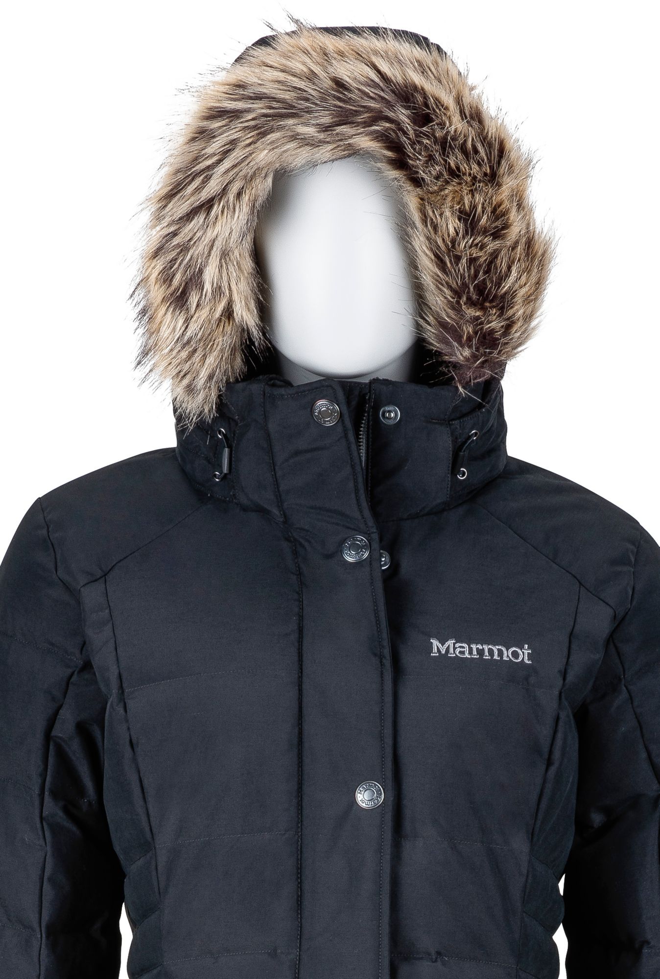 marmot women's jacket with fur hood