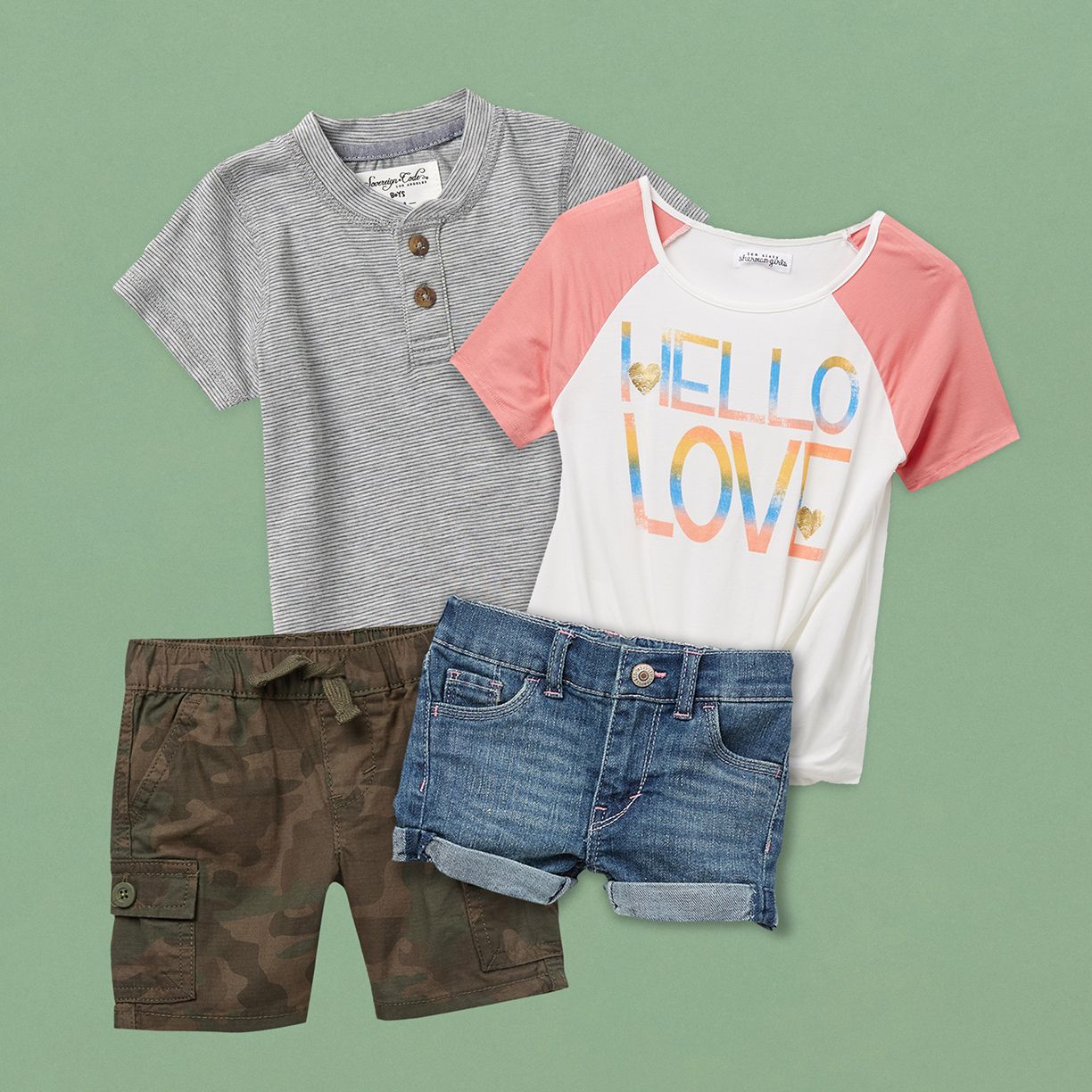 Summer Vibes: Kids' Shorts & Tees Under $20