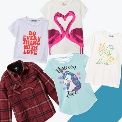 Now & Layer: Kids' Tops, Tees & More Under $15
