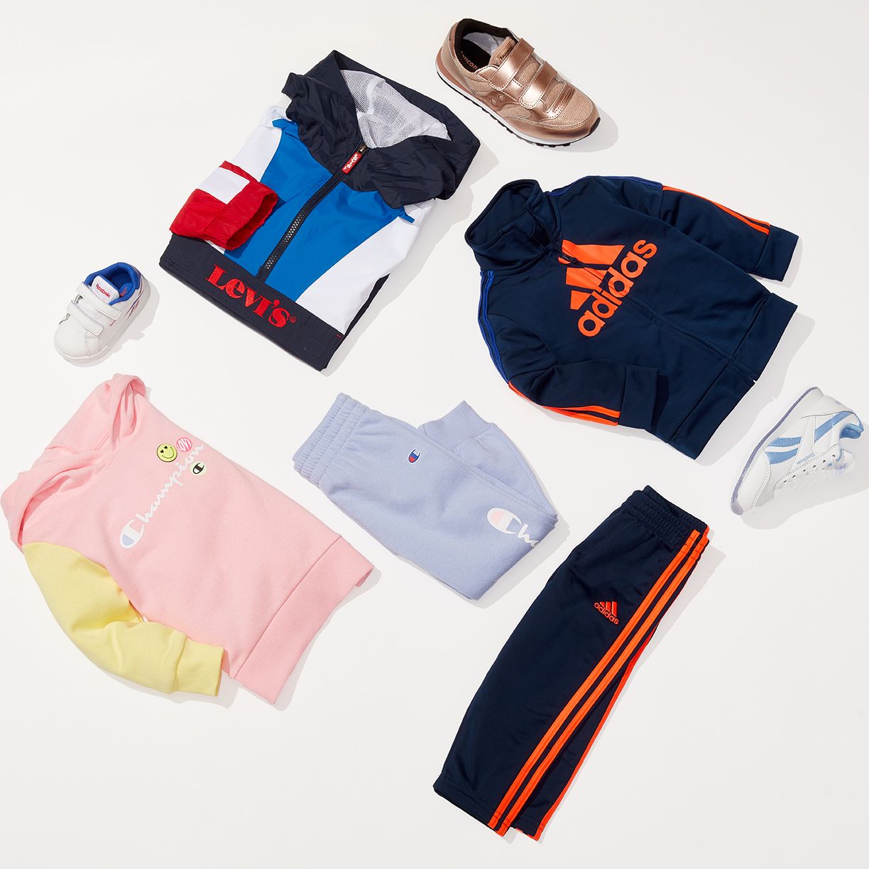 Retro Vibes: Kids' Champion, Converse & More