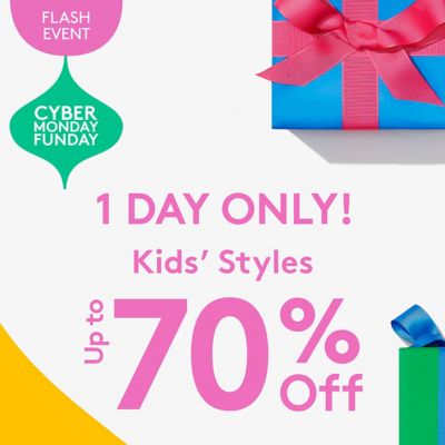 Cyber Savings: Kids' Styles Up to 70% Off