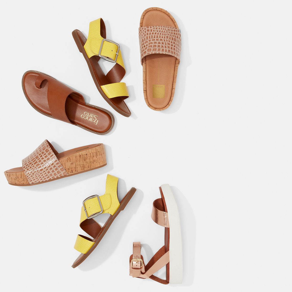 All-Day Comfort: Women's Flat Sandals ft. Eileen Fisher