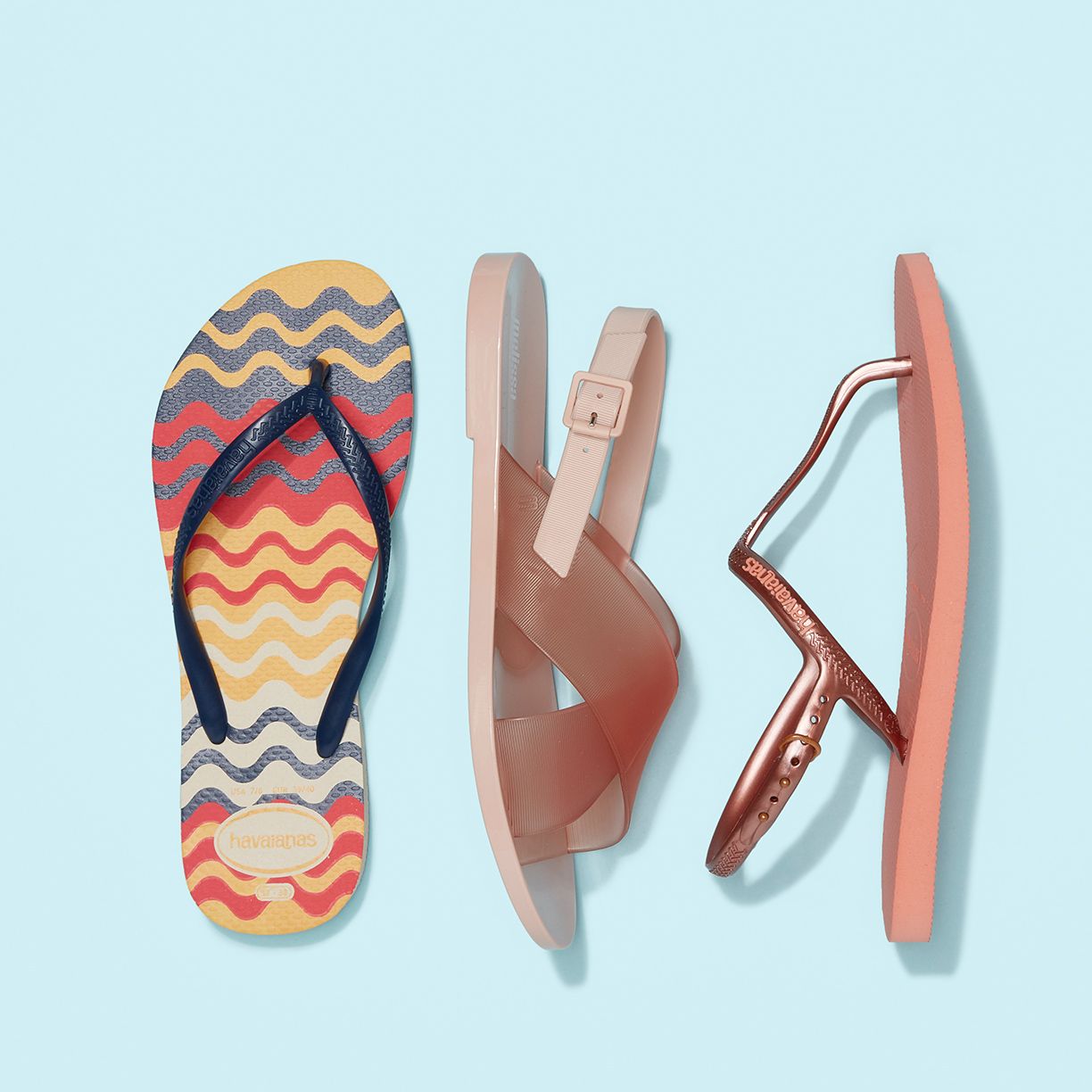 Trending Flat Sandals Feat. Havaianas Under $50