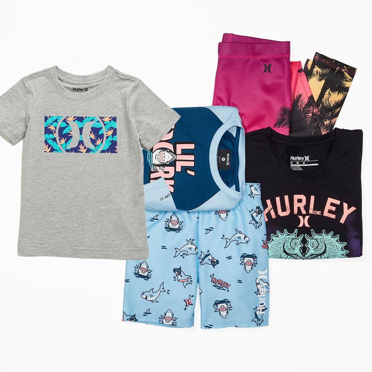 Kids' Warm Weather Looks Feat. Hurley