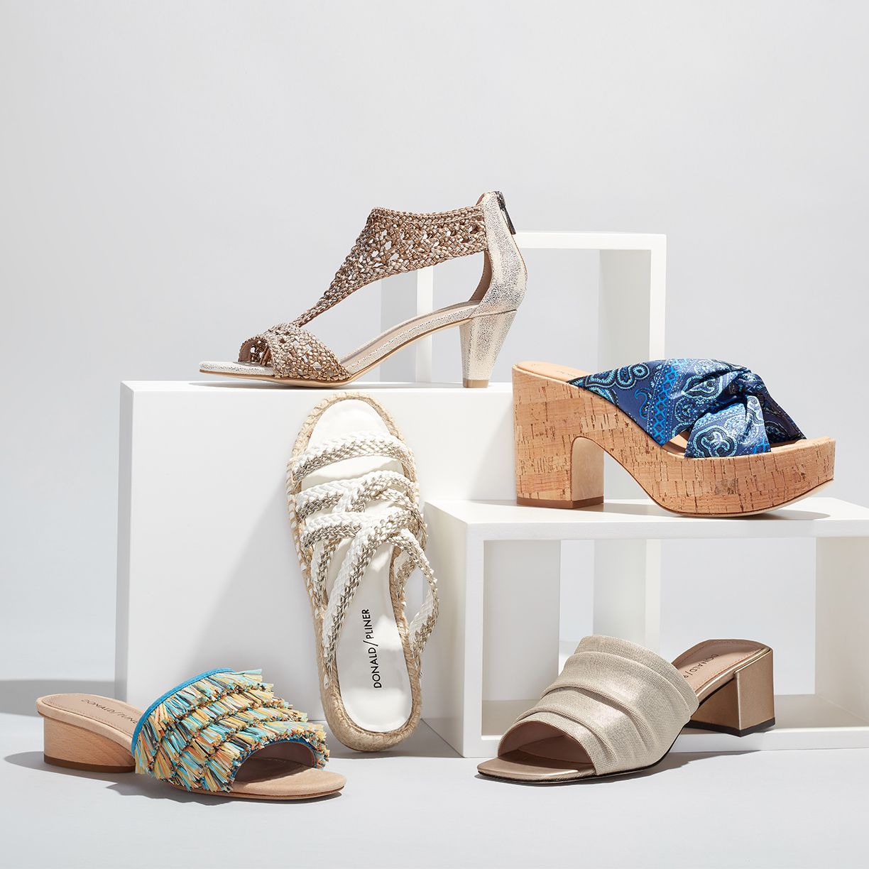 Elevated Modern Sandals Feat. Donald Pliner