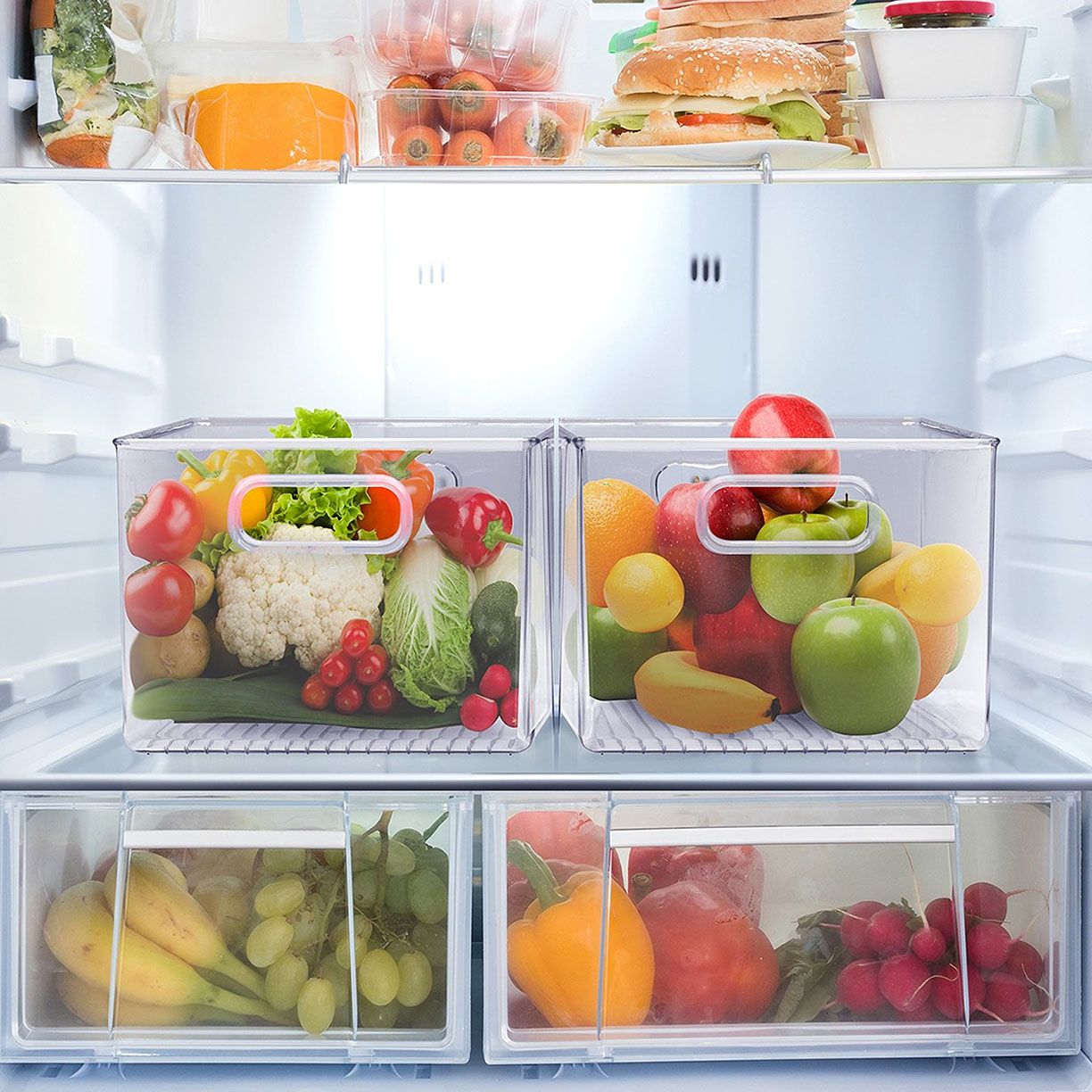 Kitchen Organization Feat. Fridge Organizers