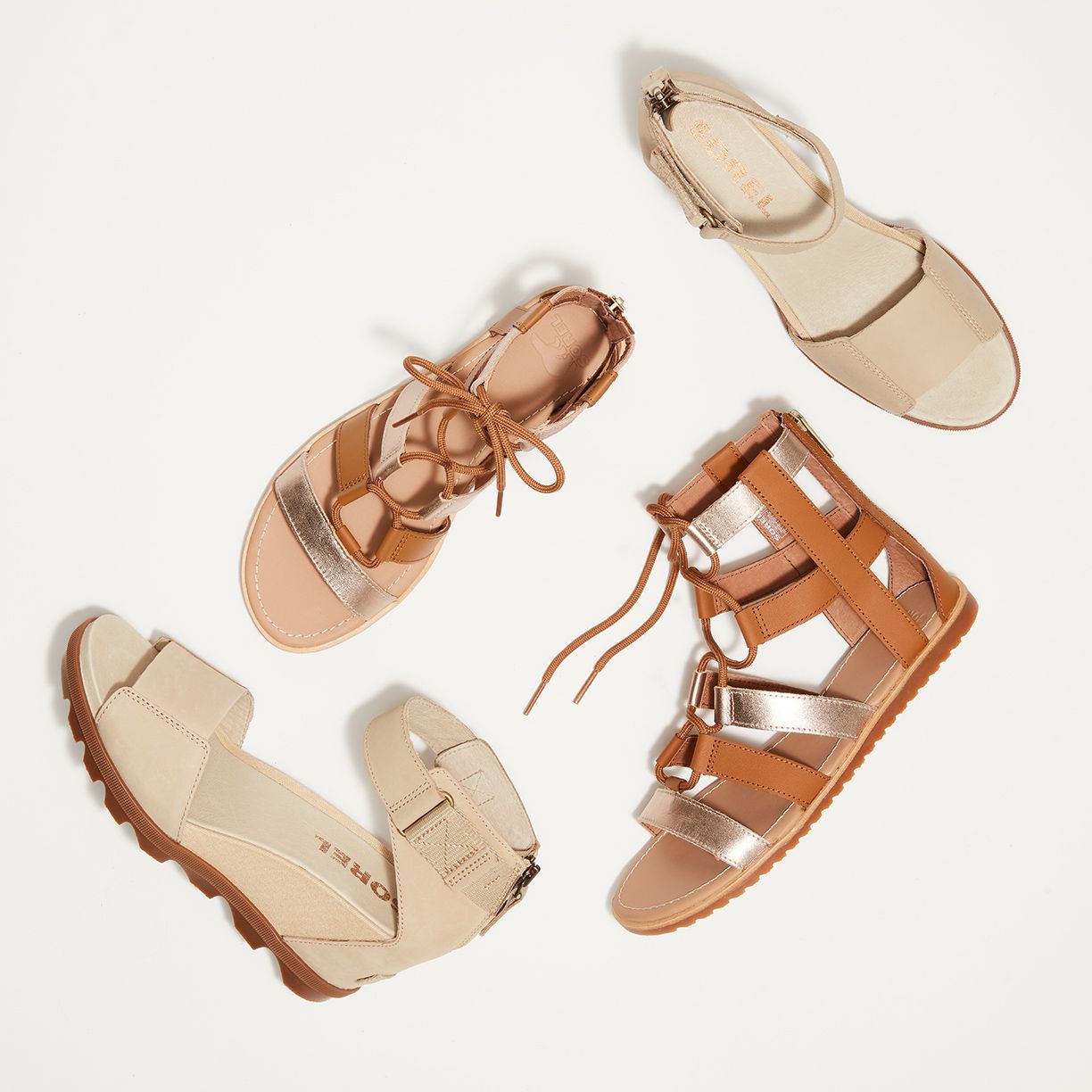 Summer-Ready Flat Sandals & Slides Under $50
