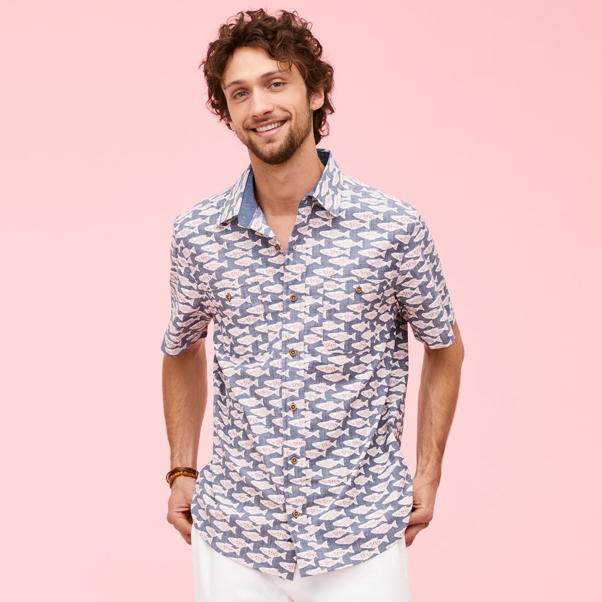 Men's Short-Sleeve Button-Ups Under $40