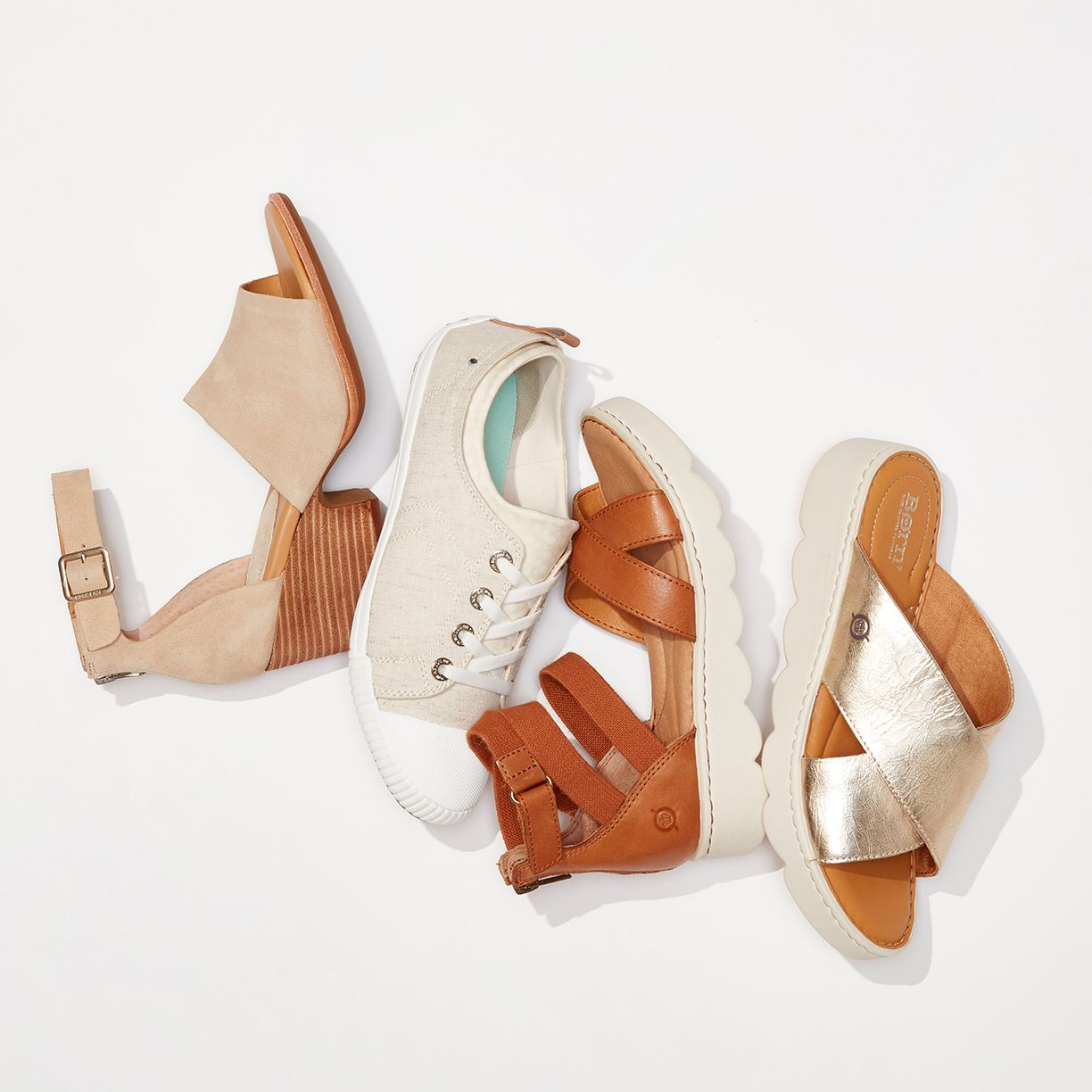 Reach New Heights in Heeled Comfort Sandals