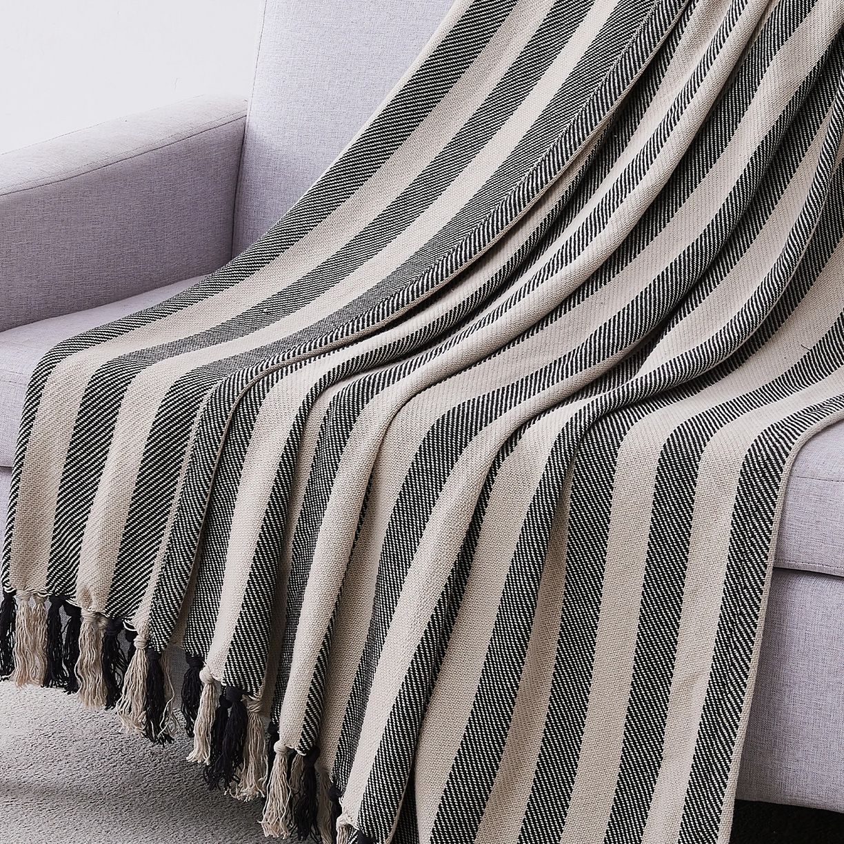 Heathered Striped Throws & More