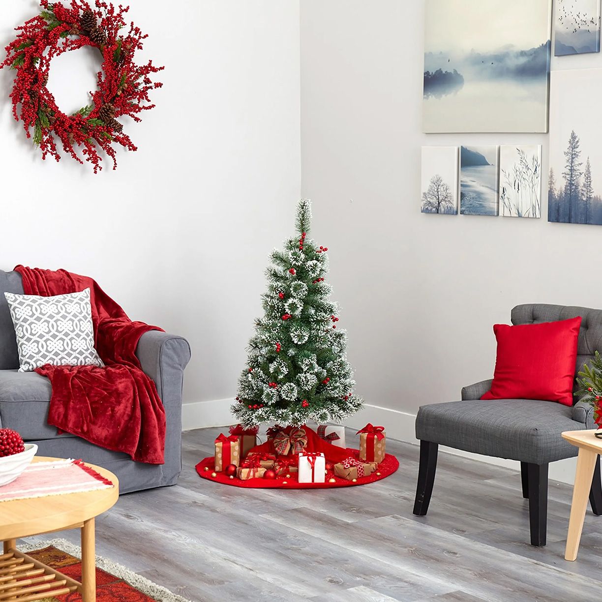 Holiday Decor Feat. Trees and Ornaments