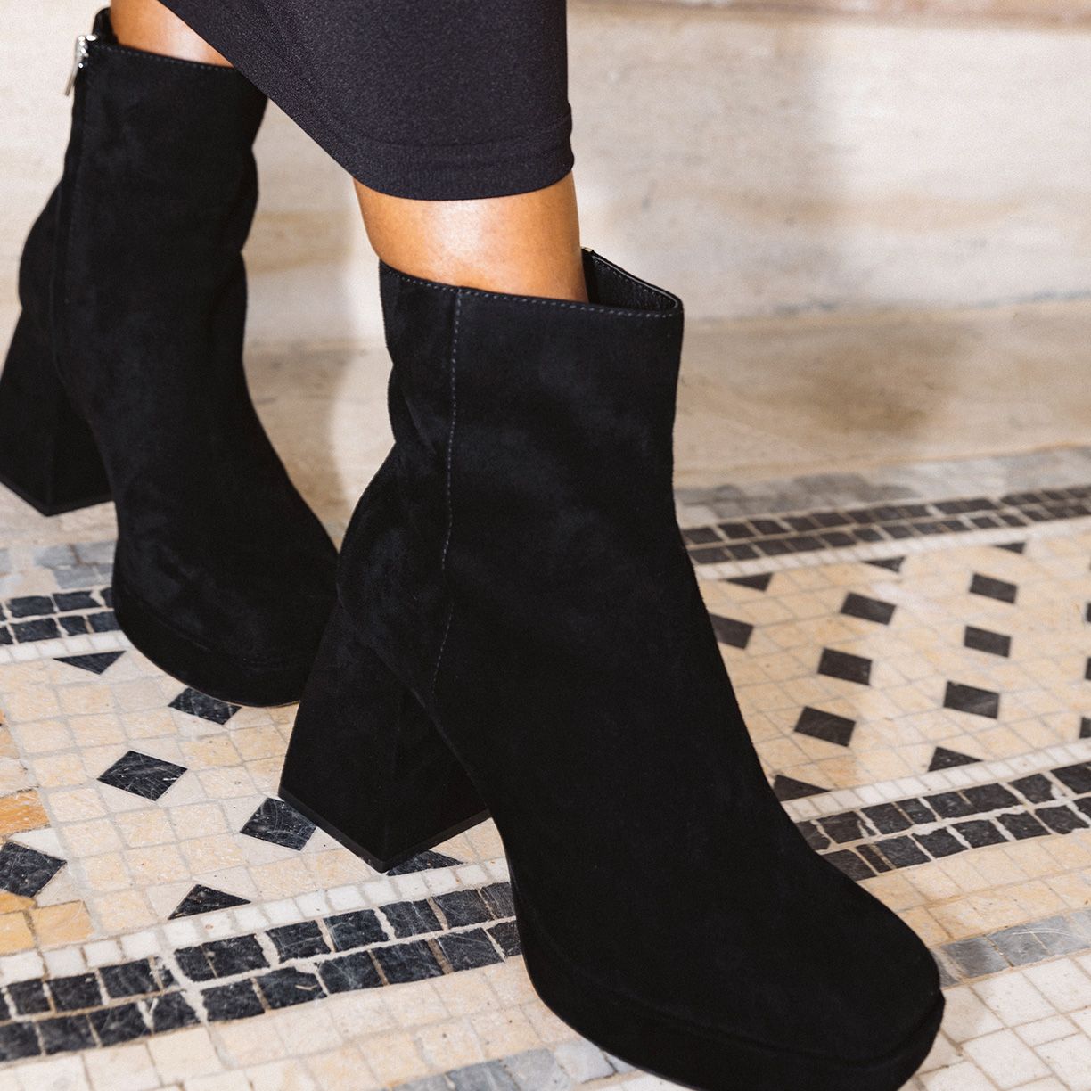 Trendy Block-Heeled Boots & More Up to 60% Off